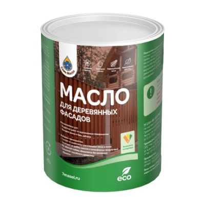Масло для деревянных фасадов «Семь Масел» 2,5л