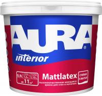 Краска моющаяся для стен и потолков "AURA MATTLATEX" База TR 0,9л