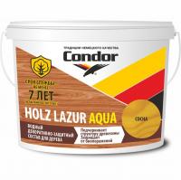 Водный защитный состав для дерева "CONDOR Holz Lazur Aqua" Сосна 9л