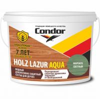 Водный защитный состав для дерева "CONDOR Holz Lazur Aqua" Маренго Светлый 0,9л