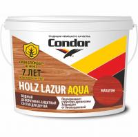 Водный защитный состав для дерева "CONDOR Holz Lazur Aqua" Махагон 0,9л