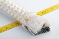 Фал силовой плетеный полимерный белый 22мм*20м