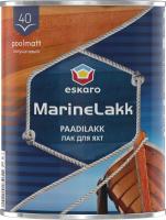 Лак яхтный алкидно-уретановый полуматовый "Eskaro Marine lakk 40", 0,95л