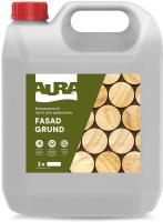 Биозащитный грунт для древесины "Aura Fasad Grund" 3 л