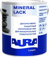 Лак акриловый декоративный для минеральных поверхностей "AURA Luxpro Mineral Lack" 9л