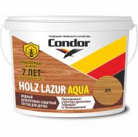 Водный защитный состав для дерева "CONDOR Holz Lazur Aqua" Дуб 9л