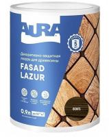 Декоративно-защитная лазурь для древесины "Aura Fasad Lazur" Венге 0,9л