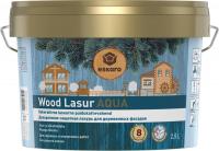 Декоративно-защитная лазурь для деревянных поверхностей "Eskaro Wood Lasur Aqua" 2,5л