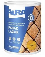 Декоративно-защитная лазурь для древесины "Aura Fasad Lazur" Сосна 0,9л