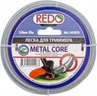 Леска для триммера REDO METAL CORE круглая с металлическим сердечником (армированная) 3,0мм*15м