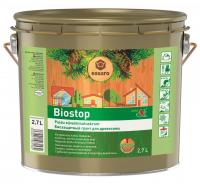 Биозащитный грунт для древесины "Eskaro Biostop" б/цв. 2,7л