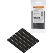 Набор трубок термоусаживаемых, клеевых ТТкНГ(3:1) 100мм «Моноцвет черный 12,7/4,3 TDM»