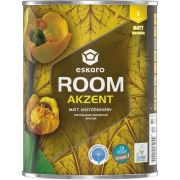 Краска моющаяся матовая для помещений с умеренной влажностью «Eskaro Akzent Room» База TR, 0,9л