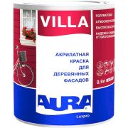 Краска фасадная для дерева «AURA VILLA» База TR 0,9 л
