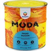 Краска фасадная глубокоматовая силиконизированная «Eskaro Moda Fasad Silicon» База TR, 0,9л