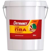 Клей ПВА «Оптимист» Стандарт К501 для внутренних работ 30 кг