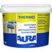 Эмаль акриловая для радиаторов п/матовая «AURA LUXPRO THERMO» База А 0,45л