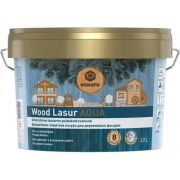 Декоративно-защитная лазурь для деревянных поверхностей «Eskaro Wood Lasur Aqua» 2,5л