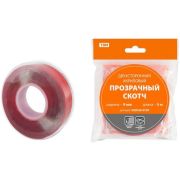 Двухсторонний акриловый прозрачный скотч 9мм*5м TDM