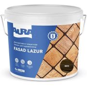 Декоративно-защитная лазурь для древесины «Aura Fasad Lazur» Венге 9л