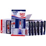 Клей секундный цианакрилатный IRFIX Super Glue 502 бесцветный (3гр) блистер