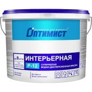 Краска супербелая интерьерная матовая «Оптимист Р-12» 7 кг