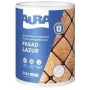 Декоративно-защитная лазурь для древесины «Aura Fasad Lazur» б/цв. 0,9л