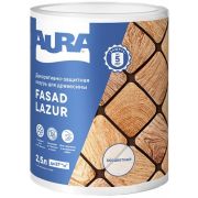 Декоративно-защитная лазурь для древесины «Aura Fasad Lazur» б/цв. 2,5л
