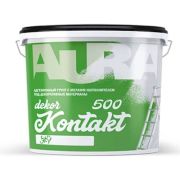 Адгезионный грунт с мелким наполнителем под декоративные материалы «AURA Dekor Kontakt 500» 3,5кг