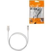 Дата-кабель, ДК 5, USB - USB Type-C, 1 м, белый, TDM