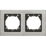 Рамка 2-я Vesta-Electric Exclusive Silver Metallic