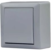 Выключатель Vesta-Electric Mega Silver одноклавишный накладной