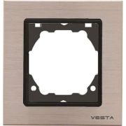 Рамка 1-я Vesta-Electric Exclusive Champagne Metallic