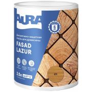 Декоративно-защитная лазурь для древесины «Aura Fasad Lazur» Дуб 2,5л