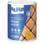 Декоративно-защитная лазурь для древесины «Aura Fasad Lazur» Сосна 0,9л