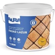 Декоративно-защитная лазурь для древесины «Aura Fasad Lazur» Сосна 9л