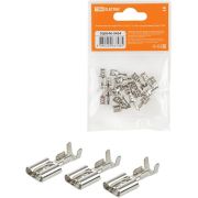 Клемма плоская гнездо РП-м 1,5-(6,3) 1-1,5 мм2 плоский (мама) (20шт) TDM