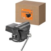 Тиски слесарные, поворотные, c наковальней, 150мм «Рубин» TDM