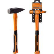 Молоток слесарный, кованый, с усиленной прорезиненной фибергласовой рукояткой 600 гр «Алмаз» TDM