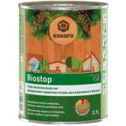 Биозащитный грунт для древесины «Eskaro Biostop» б/цв. 0,9л