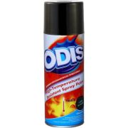 Краска аэрозольная акриловая ODIS термостойкая черный до 600°С