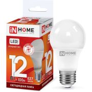Лампа светодиодная LED-A60-VC 12Вт 230В Е27 6500К 1080Лм IN HOME