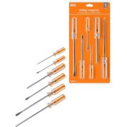 Набор отверток 6 шт.: SL:3x75;5x100;6x150, PH:0х75;2x100;2x150 (блистер), CS «Гранит» TDM