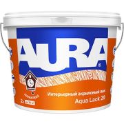 Интерьерный полуматовый акриловый лак «AURA Aqua Lack 20» 2л