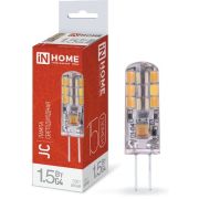 Лампа светодиодная LED-JC 1.5Вт 12В G4 4000К 150Лм IN HOME