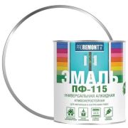 Эмаль ПФ-115 PROREMONTT Бел. глянц. 0,9кг