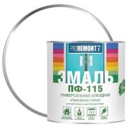 Эмаль ПФ-115 PROREMONTT Бел. глянц. 1,9кг