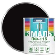 Эмаль ПФ-115 PROREMONTT Черный 0,9кг