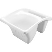 Kовш для краски DECOR 180х125х225 мм, 1,2л белый (область хранения мини-валиков и кистей до 100 мм)