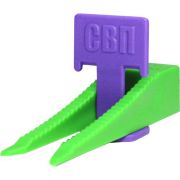 СВП DECOR Зажим «Флажок  1,4 мм» + Клин 40шт + 40шт/ведро